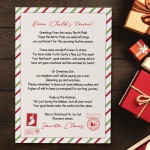 Personalised Letters From Santa Christmas Eve Box Filler