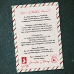 Personalised Letters From Santa Christmas Eve Box Filler