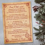 Personalised Letter From Santa Santa Letter Christmas Eve Gift F