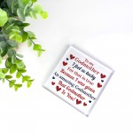 Gift For Godmother Birthday Christmas Acrylic Block Thank You