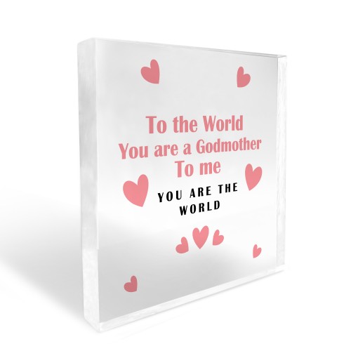 Special Gift For Godmother Acrylic Block Godmother Gifts