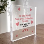 Special Gift For Godmother Acrylic Block Godmother Gifts