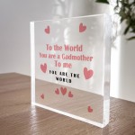 Special Gift For Godmother Acrylic Block Godmother Gifts