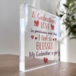 Godmother Gifts Thank You Gifts For Her Acrylic Block