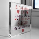 Godmother Gifts Thank You Gifts For Her Acrylic Block