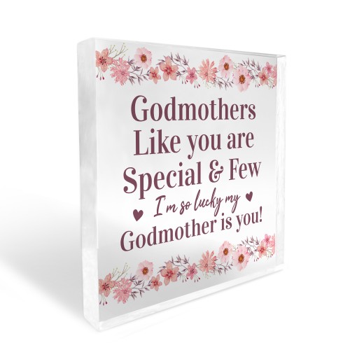 Godmother Gifts Acrylic Plaque Gifts for Godmother