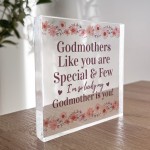 Godmother Gifts Acrylic Plaque Gifts for Godmother