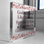 Godmother Gifts Acrylic Plaque Gifts for Godmother