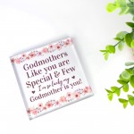 Godmother Gifts Acrylic Plaque Gifts for Godmother