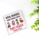 Gift For Teacher Superhero Gift Leaving School Nursery Gift