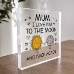 Mum Gifts Freestanding Plaque Gift Christmas Birthday Gifts