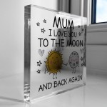 Mum Gifts Freestanding Plaque Gift Christmas Birthday Gifts