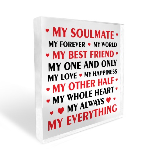 Soulmate Gifts For Birthday Christmas Husband Wife Girlfriend