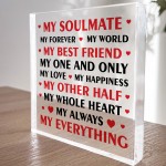 Soulmate Gifts For Birthday Christmas Husband Wife Girlfriend