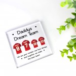 Football Gift Personalised Football Shirt Plaque Gift for Dad