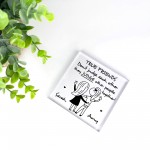 TRUE FRIENDS Plaque Friendship Gift Personalised Christmas