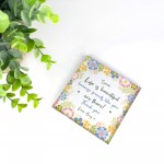 Friendship Sign Personalised Acrylic Block Gift For Friend