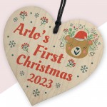 Personalised Babys First Christmas Bauble Tree Decoration