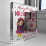 PERSONALISED Teacher Gift For Women Superhero Gifts Teacher Gift