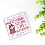 PERSONALISED Teacher Gift For Women Superhero Gifts Teacher Gift