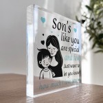 Gift For Son Acrylic Block Son Christmas Birthday Gift From Mum