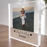 Personalised Anniversary Photo Plaque Him Her Boyfriend 