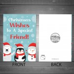 Christmas Card For Special Friend Handmade Best Friend Christmas