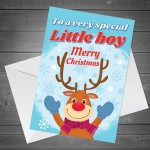 Christmas Card For Son Grandson Godson Special Little Boy