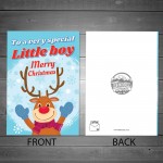 Christmas Card For Son Grandson Godson Special Little Boy