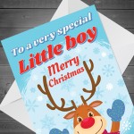 Christmas Card For Son Grandson Godson Special Little Boy