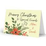 Christmas Card For Neighbour Best Friends Personalised Christmas