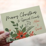 Christmas Card For Neighbour Best Friends Personalised Christmas