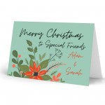 Personalised Christmas Card For Neighbour Best Friends Christmas