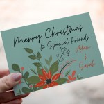 Personalised Christmas Card For Neighbour Best Friends Christmas