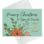 Personalised Christmas Card For Neighbour Best Friends Christmas