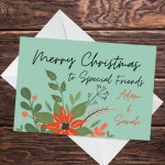 Personalised Christmas Card For Neighbour Best Friends Christmas