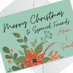 Personalised Christmas Card For Neighbour Best Friends Christmas