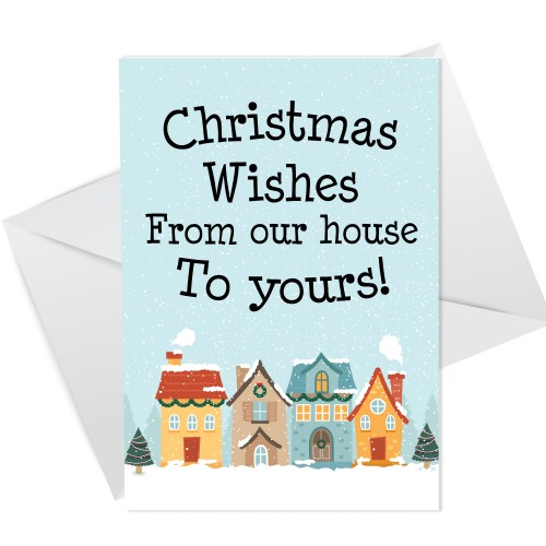 Special Christmas Cards For Family Neighbour Christmas Card