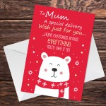 Special Christmas Cards For Mum Christmas Card Novelty Card