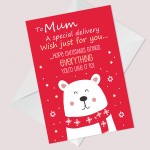 Special Christmas Cards For Mum Christmas Card Novelty Card