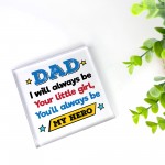 Father Daughter Gift Acrylic Block Dad Gift For Birthday