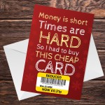 Funny Joke Card For Mum Dad Brother Sister Friend Christmas Card