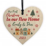 New Home Personalised Christmas Bauble First Christmas New Home