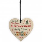 New Home Personalised Christmas Bauble First Christmas New Home