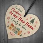 New Home Personalised Christmas Bauble First Christmas New Home