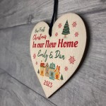 New Home Personalised Christmas Bauble First Christmas New Home