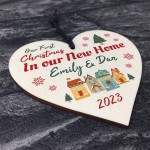 New Home Personalised Christmas Bauble First Christmas New Home