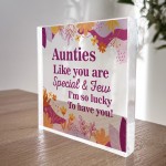 Auntie Gifts AUNTIE PLAQUE Birthday Christmas Gift For Auntie