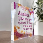 Auntie Gifts AUNTIE PLAQUE Birthday Christmas Gift For Auntie