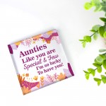 Auntie Gifts AUNTIE PLAQUE Birthday Christmas Gift For Auntie